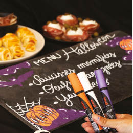 Chalk Marker PWE-5M Halloween 4-set in de groep Pennen / Labelen en kantoor / Markers bij Voorcrea (136283)