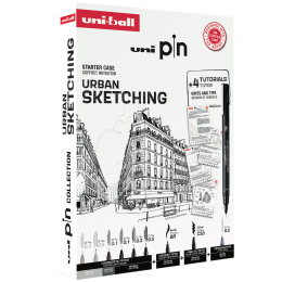 Pin Fine Line Urban Sketching Set in de groep Pennen / Schrijven / Fineliners bij Voorcrea (136285)