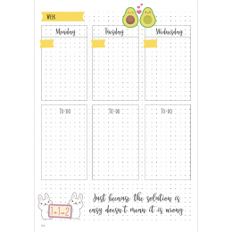 My Kawaii Journal in de groep Creëren & Hobby / Techniken / Bullet journaling bij Voorcrea (136289)