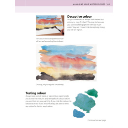 The Watercolour Artist's Bible in de groep Creëren & Hobby / Boeken / Instructieboeken bij Voorcrea (136295)