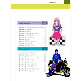 Mega Manga Characters in de groep Creëren & Hobby / Boeken / Instructieboeken bij Voorcrea (136309)