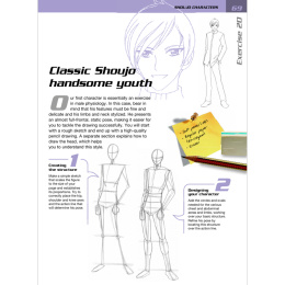 Mega Manga Characters in de groep Creëren & Hobby / Boeken / Instructieboeken bij Voorcrea (136309)