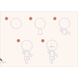 Draw 30: Kawaii in de groep Creëren & Hobby / Boeken / Instructieboeken bij Voorcrea (136323)