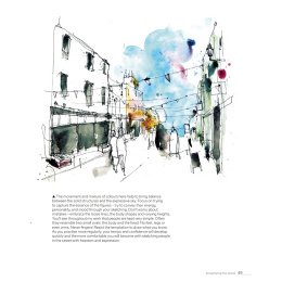 Line & Wash in the Urban Landscape in de groep Creëren & Hobby / Boeken / Inspiratieboeken bij Voorcrea (136325)