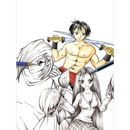 Step-by-Step Manga Workbook in de groep Creëren & Hobby / Boeken / Inspiratieboeken bij Voorcrea (136329)