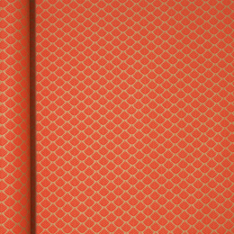 Cadeaupapier 35cm x 5m Kraft Rode Bloemen in de groep Creëren & Hobby / Feestdagen en seizoenen / Inpakken bij Voorcrea (136355)