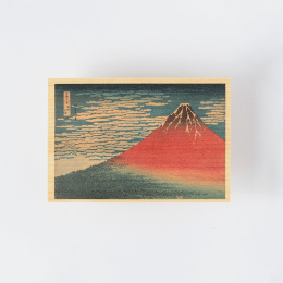 Ansichtkaart in Hinoki-hout – Hokusai ”Views of Mount Fuji” 6-delige set B in de groep Creëren & Hobby / Feestdagen en seizoenen / Kaarten en enveloppen bij Voorcrea (136593)