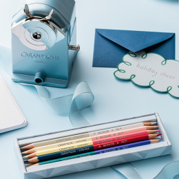 Bicolor Alpine Frost 9‑set + penseel in de groep Pennen / Kunstenaarspotloden en -stiften / Aquarelpotloden bij Voorcrea (136599)