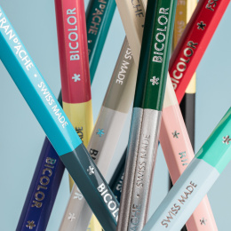 Bicolor Alpine Frost 9‑set + penseel in de groep Pennen / Kunstenaarspotloden en -stiften / Aquarelpotloden bij Voorcrea (136599)