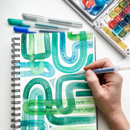 Gelly Roll Click Metallic 10-pack in de groep Pennen / Schrijven / Gelpennen bij Voorcrea (136605)