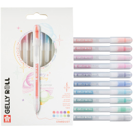 Gelly Roll Click Stardust Glitter 10-pack in de groep Product series / Sakura Gelly Roll bij Voorcrea (136606)