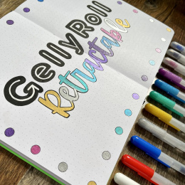 Gelly Roll Click Stardust Glitter 10-pack in de groep Product series / Sakura Gelly Roll bij Voorcrea (136606)