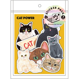 Sticker pack Kahoko Cat in de groep Creëren & Hobby / Creëren / Stickers bij Voorcrea (136612)