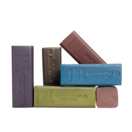 Graphitint XL Blocks Tin 6-set in de groep Kunstenaarsmateriaal / Krijt en potloden / Grafiet en potloden bij Voorcrea (136638)