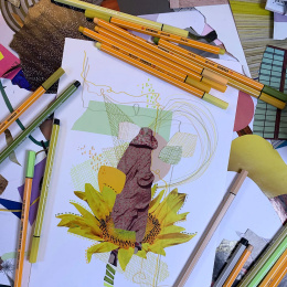 Point 88 Fineliner 8-pack in de groep Pennen / Schrijven / Fineliners bij Voorcrea (136795)