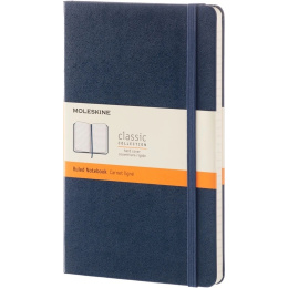 Classic Hard Cover Notebook Large Blue in de groep Papier & Blokken / Schrijven en noteren / Notitieboeken bij Voorcrea (136821_r)