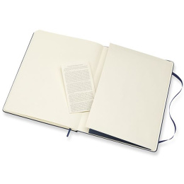 Classic Hard Cover Notebook XL Blue in de groep Product series / Moleskine Classic Notebook bij Voorcrea (136824_r)