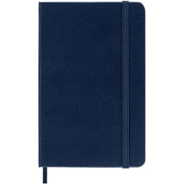 Classic Hard Cover Notebook Pocket Blue Gelijnd in de groep Papier & Blokken / Schrijven en noteren / Notitieboeken bij Voorcrea (136825)