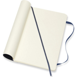 Classic Soft Cover Notebook Large Blue Dotted in de groep Papier & Blokken / Schrijven en noteren / Notitieboeken bij Voorcrea (136828)