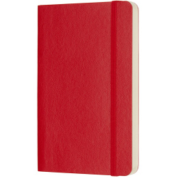 Classic Soft Cover Notebook Pocket Red in de groep Papier & Blokken / Schrijven en noteren / Notitieboeken bij Voorcrea (136829_r)