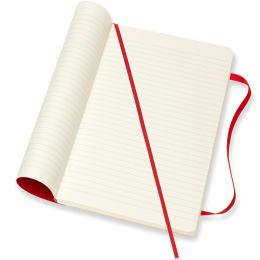 Classic Soft Cover Notebook Large Red in de groep Papier & Blokken / Schrijven en noteren / Notitieboeken bij Voorcrea (136830_r)