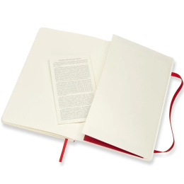 Classic Soft Cover Notebook Large Red in de groep Papier & Blokken / Schrijven en noteren / Notitieboeken bij Voorcrea (136830_r)