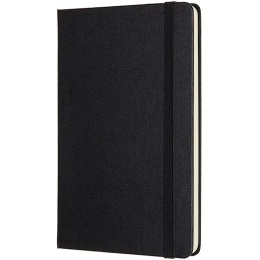Classic Hard Cover Notebook Medium Black in de groep Papier & Blokken / Schrijven en noteren / Notitieboeken bij Voorcrea (136838_r)