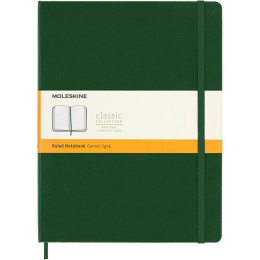 Classic Hard Cover Notebook XL Myrtle Green in de groep Papier & Blokken / Schrijven en noteren / Notitieboeken bij Voorcrea (136841_r)