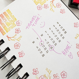 Stempelset Iroitoshi Soso 15-pack in de groep Creëren & Hobby / Hobbytoebehoren / Stempels bij Voorcrea (136886)