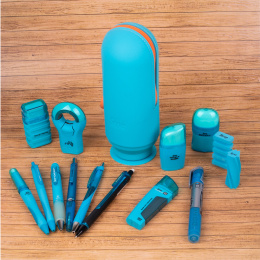 Pen Case Hoop Vacuum Neon Blue in de groep Kids / Kinderpotloden en -stiften / Pennendoos voor kinderen bij Voorcrea (136945)