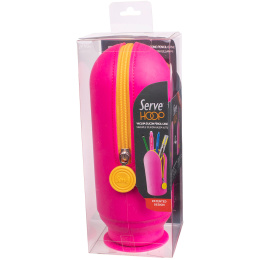 Pen Case Hoop Vacuum Neon Pink in de groep Kids / Kinderpotloden en -stiften / Pennendoos voor kinderen bij Voorcrea (136949)