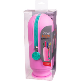 Pen Case Hoop Vacuum Pastel Pink in de groep Kids / Kinderpotloden en -stiften / Pennendoos voor kinderen bij Voorcrea (136950)