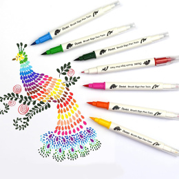 Brush Sign Pen Twin 30-pack + Zipper Pouch in de groep Pennen / Kunstenaarspotloden en -stiften / Brushpennen bij Voorcrea (137002)