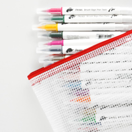 Brush Sign Pen Twin 30-pack + Zipper Pouch in de groep Pennen / Kunstenaarspotloden en -stiften / Brushpennen bij Voorcrea (137002)