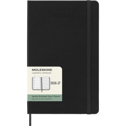 Kalender 18M WeekNote Hard Cover Large Black in de groep Papier & Blokken / Kalenders en agenda's / 18 maanden agenda's bij Voorcrea (137011)