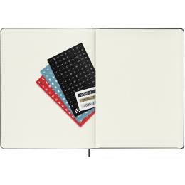 Kalender 18M WeekNote Hard Cover XL Black in de groep Papier & Blokken / Kalenders en agenda's / 18 maanden agenda's bij Voorcrea (137012)