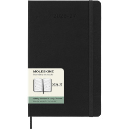 Kalender 18M Weekly Hard Cover Horisontell Large Black in de groep Papier & Blokken / Kalenders en agenda's / 18 maanden agenda's bij Voorcrea (137014)