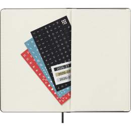 Kalender 18M Weekly Hard Cover Horisontell Large Black in de groep Papier & Blokken / Kalenders en agenda's / 18 maanden agenda's bij Voorcrea (137014)