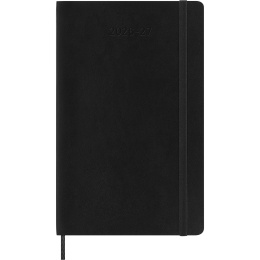 Kalender 18M Daily Soft Cover Large Black in de groep Papier & Blokken / Kalenders en agenda's / 18 maanden agenda's bij Voorcrea (137015)