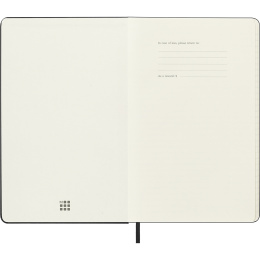 Kalender 18M Daily Hard Cover Large Black in de groep Papier & Blokken / Kalenders en agenda's / 18 maanden agenda's bij Voorcrea (137016)