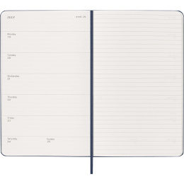 Kalender 18M WeekNote Hard Cover Large Sapphire Blue in de groep Papier & Blokken / Kalenders en agenda's / 18 maanden agenda's bij Voorcrea (137017)