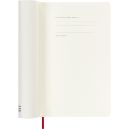 Kalender 18M WeekNote Soft Cover Large Red in de groep Papier & Blokken / Kalenders en agenda's / 18 maanden agenda's bij Voorcrea (137020)