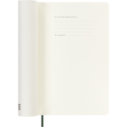 Kalender 18M WeekNote Soft Cover Large Myrtle Green in de groep Papier & Blokken / Kalenders en agenda's / 18 maanden agenda's bij Voorcrea (137023)