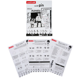 Pin Fine Line Manga Set in de groep Pennen / Kunstenaarspotloden en -stiften / Fineliners bij Voorcrea (137083)