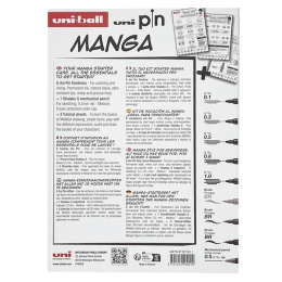 Pin Fine Line Manga Set in de groep Pennen / Kunstenaarspotloden en -stiften / Fineliners bij Voorcrea (137083)