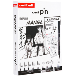 Pin Fine Line Manga Set in de groep Pennen / Kunstenaarspotloden en -stiften / Fineliners bij Voorcrea (137083)