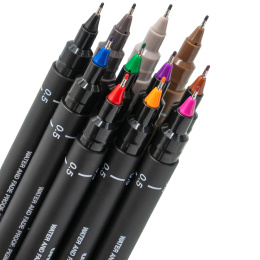 Pin Fine Line Colours 8-set in de groep Pennen / Kunstenaarspotloden en -stiften / Fineliners bij Voorcrea (137085)