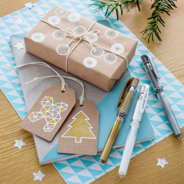 Signo Broad UM-153 Gel set van 4 in de groep Pennen / Schrijven / Gelpennen bij Voorcrea (137113)