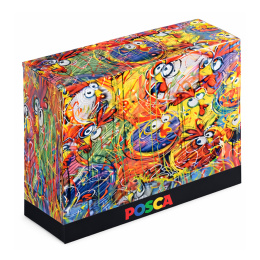 Posca Brush Standing Set in de groep Pennen / Kunstenaarspotloden en -stiften / Illustratiemarkers bij Voorcrea (137115)