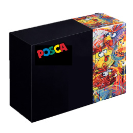 Posca Brush Standing Set in de groep Pennen / Kunstenaarspotloden en -stiften / Illustratiemarkers bij Voorcrea (137115)